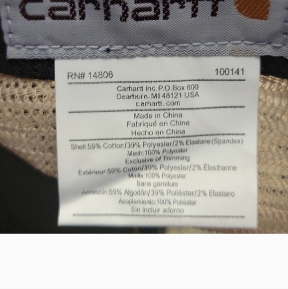 Carharrt Tan Hat Since 1889 One Size Fits All - Picture 8 of 15